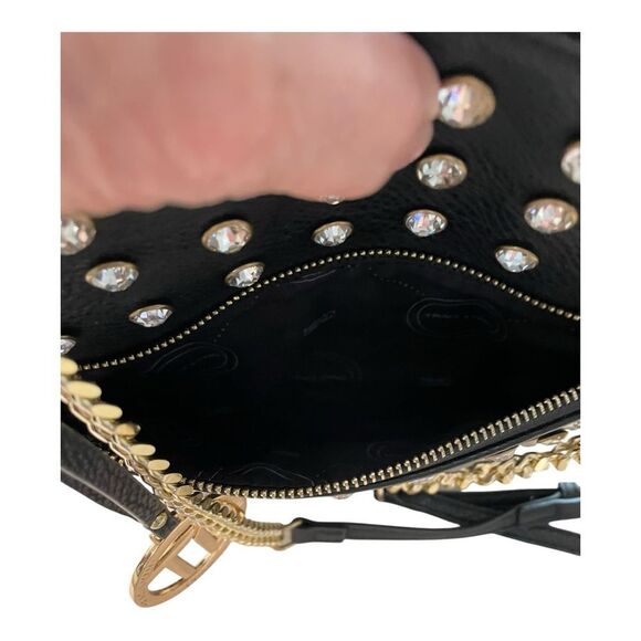 Black Studded Crossbody Bag - Picture 7 of 7